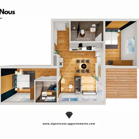Chez Nous By Alpenluxus Apartamento